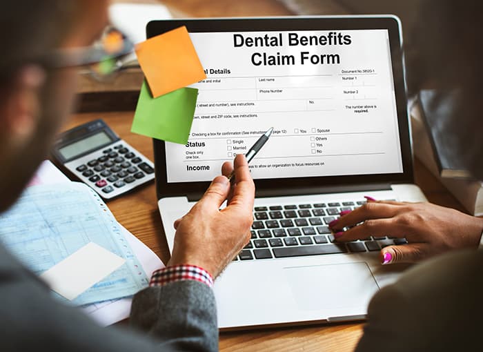 Claim form data entry on a billing workstation